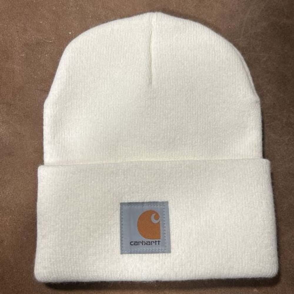 Carhartt White Knit Cuffed Beanie